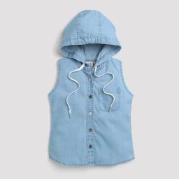 Tiny Girl Blue Solid Top-picture-21