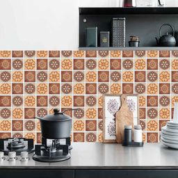 Jaamso Royals Multicoloured 3D Wall Penal PE Foam Self Adhesive 3D 3 Sheet Wallpapers-picture-43