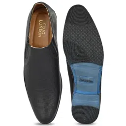 Clog London Men's Black Formal Loafers image 5