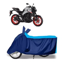 Auto Pearl Two Wheeler Cover for Yamaha MT 03 BS6 - Cyan, Blue-picture-13