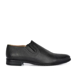 Clog London Men's Black Formal Loafers image 2