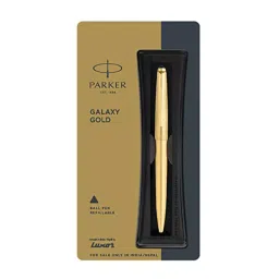 Parker GALAXY Gold Plated Gold Ball Pen (Blue), 8901198480877-picture-28