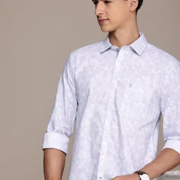 French Connection Pure Cotton Slim Fit Geometric Printed Casual Shirt-picture-33