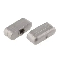 RS PRO Silver Wing Clamping Knob M6 Threaded Hole, 237744-image-0