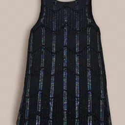Cherry Crumble By Nitt Hyman Sleeveless Sequins & Beads Embellished Dress - Black image 3