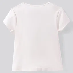 Bonfino 100% Cotton Half Sleeves Shorts Night Suit With Tropical Print Pack Of 2 - Light Pink & White image 3