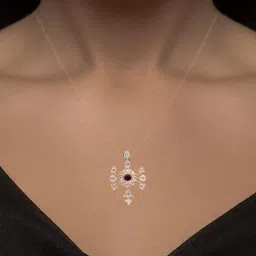 C KRISHNIAH CHETTY JEWELLERS PVT LTD Women 18Kt Gold Pendant & 0.72 Carat Diamond - 4.25g-picture-35