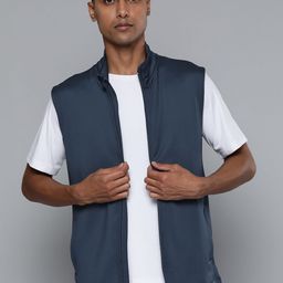 Alcis Men Blue Running Sleeveless Sporty Jacket-picture-36