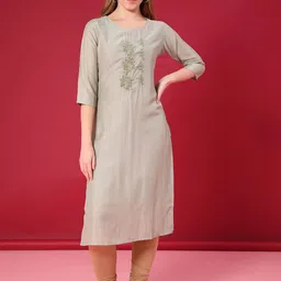 V-Mart Women Thread Work Kurta-picture-16