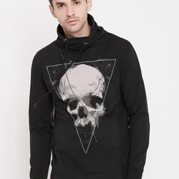 PUNK Men Black Printed Sweatshirt-picture-18