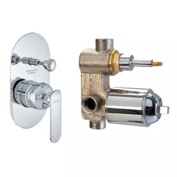 CERA Brooklyn Single Lever High Flow Concealed Diverter, F1018721 + F4030101 (Set of 2 Pcs)-picture-16
