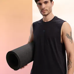 HRX by Hrithik Roshan Round Neck Pure Cotton Yoga T-shirt-picture-16
