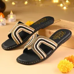 Rocia by Regal Women's Black Casual Sandals-picture-11