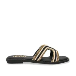 Rocia by Regal Women's Black Casual Sandals image 2