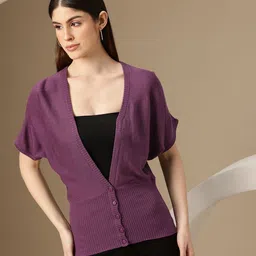 Chemistry Knitted Acrylic Cardigan-picture-14