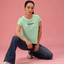 DressBerry Typography Printed T-shirt image 2