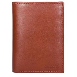 SASSORA Brown Casual Leather Rfid Bi-Fold Wallet for Men-picture-4