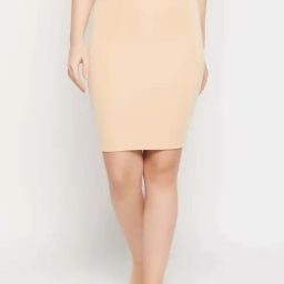 Secrets By ZeroKaata Beige Plain Skirt Shapewear-picture-10