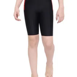Speedo Kids Dive Black & Fed Red Printed Jammer-image-43