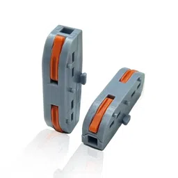 Globomotive Wire Connector, Universal Compact Wiring Conductor Terminals - 1 Circuit Inline Splices Electric Connectors, Conductor Clamp, Push-in Conductor Terminal Block, Quick Splice, 4 Pieces image 1