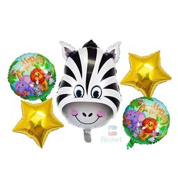 Bubble Trouble Animal Jungle Theme Party Combo - Pack of 5-picture-45