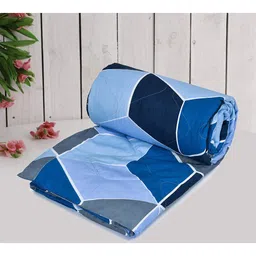 RRC Super Soft Brushed Microfiber Cotton Double Comforter - Blue image 2