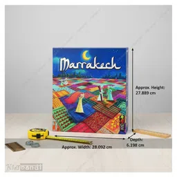 Kids Mandi Marrakech Board Game Carpet Merchant Strategy Game Family Fun Gift Age 8+ 2-4 Players image 2