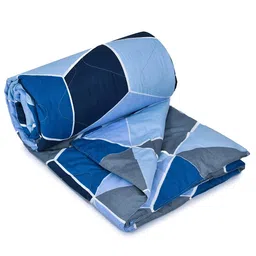 RRC Super Soft Brushed Microfiber Cotton Double Comforter - Blue image 3