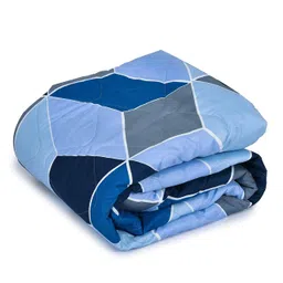 RRC Super Soft Brushed Microfiber Cotton Double Comforter - Blue image 4