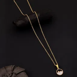 SZN Brass Gold-Plated Necklace image 4