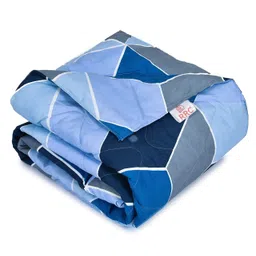 RRC Super Soft Brushed Microfiber Cotton Double Comforter - Blue image 5