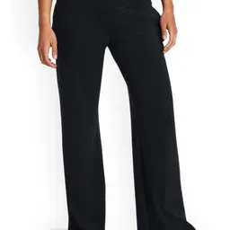 UNDER ARMOUR Women Solid Regular Fit Mid Rise Meridian Open Hem Track Pants-picture-20