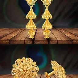 VIVASTRI Women Gold-Plated Alloy Earrings-picture-25
