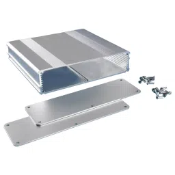 BOX ENCLOSURES Enclosure, Electronic, Aluminium, Silver, B4S-160SI-picture-36