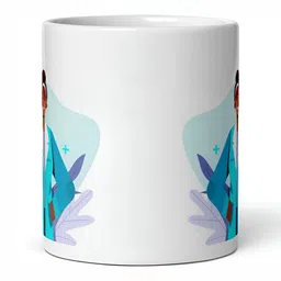 Mr UVD White Ceramic Cup image 5