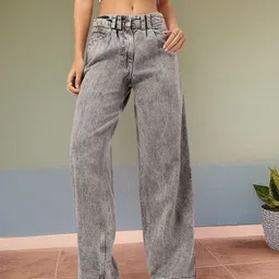 DressBerry Women Effortless Elegance Baggy Jeans-picture-10