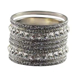 Vidhya Kangan Set Of 6 Stone Studded Plus-Size Bangles-picture-13