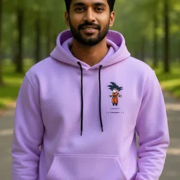 SHAUN Men Printed Hooded Sweatshirt image 3