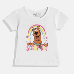 Eteenz Girls Scooby-Doo Printed Cotton T-shirt-picture-36