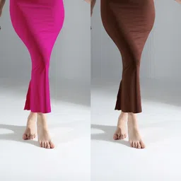 IndianRang Pack Of 2 Mid-Rise Saree Shapewear-picture-17