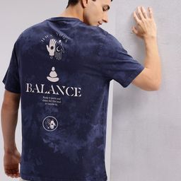 HRX by Hrithik Roshan Printed Washed Effect Pure Cotton Yoga T-shirt-picture-33