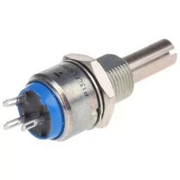 Vishay Panel Mount Rotary Potentiometer 12 mW Power 10 mΩ Resistance Solder Lug Terminal, P13LFL106MAB10 image 2