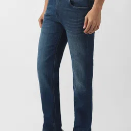 VAN HEUSEN DENIM LABS Men Slim Fit Mid-Rise Light Fade Jeans image 3