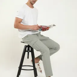 THE BEETEL HOUSE Men Relaxed Lazy Linen Pants image 3