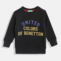 United Colors of Benetton Boys Brand Logo Print Sweatshirt-picture-29