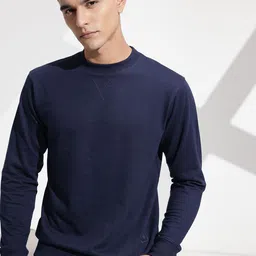 INVICTUS Solid Knitted Sweatshirt-image-15