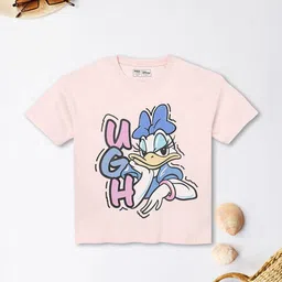 max Girls Daisy Duck Printed Pure Cotton T-shirt-picture-50