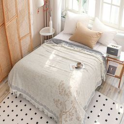 JC HOME Multicoloured AC Room 380 GSM Single Bed Quilt-picture-18