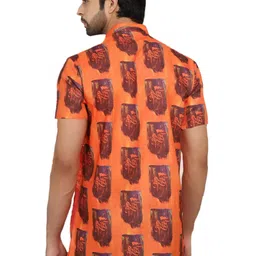 JEXI Men Ethnic Motifs Printed Regular Kurta with Trousers image 4