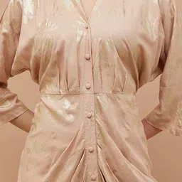 Melange by Lifestyle Self Design Draped Sheath Midi Dress image 2